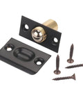 Adjustable Ball Door Catch For Cabinets And Closets Low Profile Brass Hardware With Ball Bearing Lock Secure Closure Easy Install
