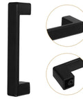 Vintage Zinc Alloy Cabinet Handles Matte Black For Kitchen And Dresser Drawers, solid drawer pulls with close-up details