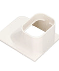 Slick Pvc Air Conditioner Line Cover Hide Ugly Refrigerant Pipes Mini Split Ac Tubing Sleeve flexible PVC cover for outdoor lines.