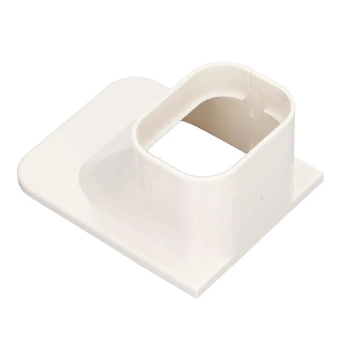 Slick Pvc Air Conditioner Line Cover Hide Ugly Refrigerant Pipes Mini Split Ac Tubing Sleeve flexible PVC cover for outdoor lines.
