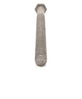 Close-up view of a 1/2-13 X 8 Exterior Galvanized Hex Bolt showing threaded section, part of Heavy Duty Outdoor Fastening Kit