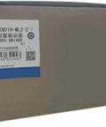 Box labeled with AC Servo Driver, model R88D-KN01H-ML2-Z, Industrial Servo Drive for Precise Motion Control and Automation Systems.