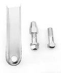Chrome Skull Gear Shift Linkage For Harley Electra Glide Street Glide Road Glide Softail Deluxe 1980 To 2018 Durable Chrome Finish Rust Resistant Easy Shifting Upgrade chrome linkage with bolts