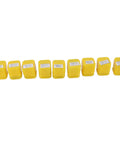 Solid 9Pc Er8 Collet Set For Cnc Mill And Lathe High Speed Steel Tool Chuck Ultra Precise Clamping From 1 To 5mm yellow storage cases labeled with sizes.