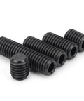 Rock Solid 5/16-18 X 1/2 Inch Set Screws 30 Pack Black Oxide 304 Stainless Steel Fasteners with hex head visible in image.