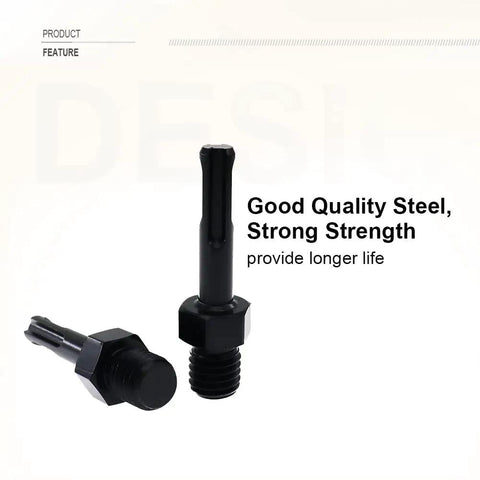 Core Drill Bit Adapter Five Eighths Inch 11 Thread Male To SDS Plus Shank For SDS Plus Drills Pro Grade Beefy Quick Fit Core Bits Durable Aluminum Construction Ideal For Metal And Concrete Work