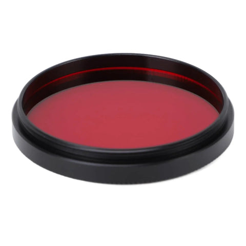 Red filter from 6 Piece 2 Inch Telescope Eyepiece Filter Kit Moon Filter With M48x0.75mm Threads Eyepiece Filters In Storage Case