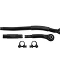 Dodge Ram 2500 Front Track Bar 0 To 5 Inch Lift Adjustable Track Rod For 4WD Beefed Up Heavy Duty Suspension Upgrade Forged Steel Zinc Plated With Polyurethane Bushings For Easy Direct Install, black adjustable link set