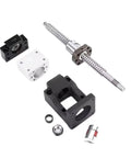 Heavy Hitter Cnc Ball Screw Kit Sfufu2010 Premium Carbon Steel Transmission Shaft For Precision Engraving Equipment With Rock Solid Motor Spindle Bundle 900Mm parts layout with bearing supports and couplings.