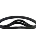 GT2 6mm Closed Loop Timing Belt 222 To 250mm For 3D Printers And CNC Machines, black heavy-duty drive belt