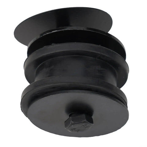 Black Plastic Electronic Fan Fixing Bracket For Tesla Model 3 And Y 2017 To 2023 Bullseye Direct Replacement 1118811 00 A close-up view.