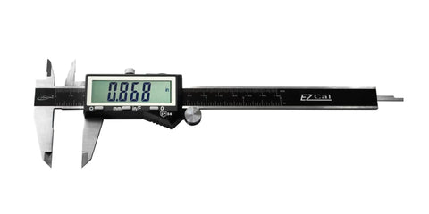 Big Read Digital Caliper 0 To 6 Inches With Inch Metric Fractions Display Stainless Steel Body IP54 Splash Water Oil Dust Resistant