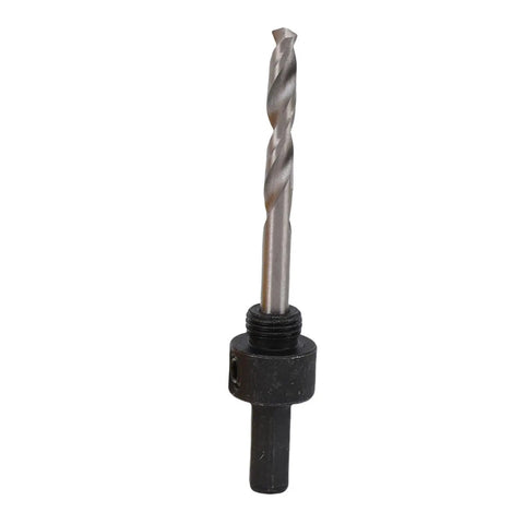 Heavy Duty Door Lock Hole Saw Set With Premium Hss Steel Blades And Sturdy Guide: HSS drill bit with black guide holder