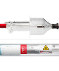 RECI CO2 Laser Tube 90W To 100W Glass Tube 1240Mm Length 80Mm Diameter For CO2 Laser Engraver And Cutter Replacement