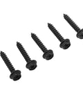 Badass Heavy Duty Clutch Cover Screws And Steel Bolts Set Replacement Kit For Polaris 570 900 1000 Engines includes five black bolts.