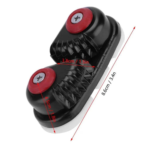 Aluminum Cam Cleat For Boats And Canoes No Fuss Quick Entry Rope Cleat With Low Wear Ball Bearing Lightweight Deck Hardware