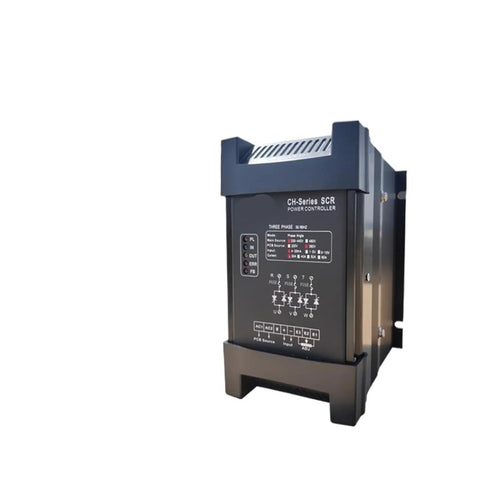 Industrial Three Phase Scr Power Conditioner 30 To 2000 Amp Adjustable Voltage Regulator compact design with visible control panel.