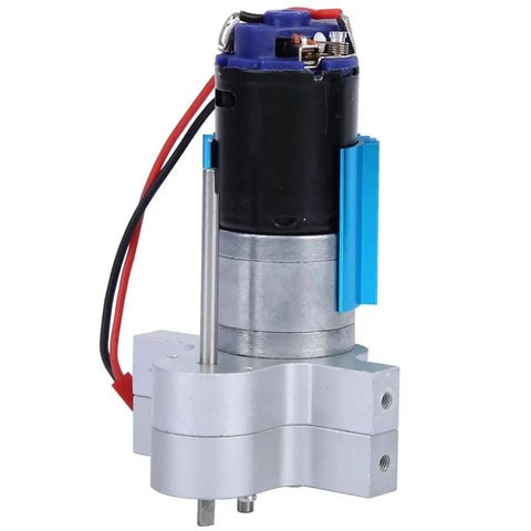Beefy Speed Change Metal Gearbox With 370 Brush Motor For WPL C14 C24 B14 B24 B16 B36 RC Cars CNC Machined Transfer Gearbox