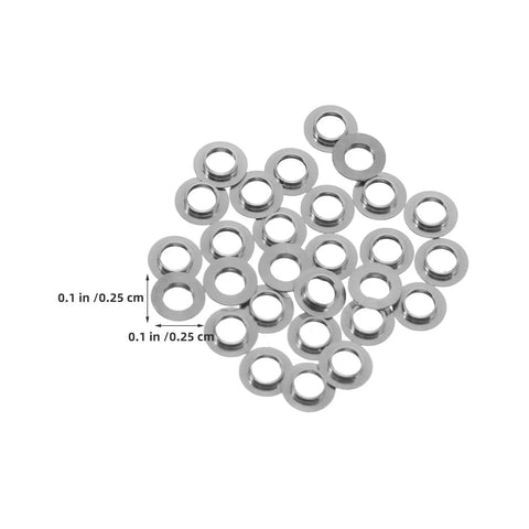 Stainless Steel Eyeglass Screw Washers 100Pcs For Rimless Glasses And Sunglasses Replacement Parts Wear And Corrosion Resistant Flat Gasket Spacers Universal Repair Kit Essentials For No Fuss Eyewear Fixes, 0.1 in washers
