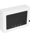 Digital touch control panel for Instant Tankless Electric Water Heater Wall Mounted 3000W Kickass Heating for easy temperature adjustment.