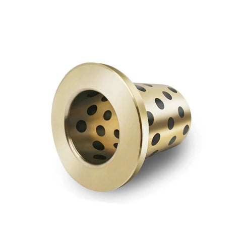 Shop Grade Built Heavy Duty Flanged Bronze Bushing With Solid Graphite Core For Rock Solid Performance And Zero Grease Hassle 5 Pack Precision Oilless Bearing Sleeve.