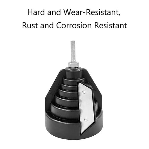 TopHomer Heavy Duty External Chamfering Tool For Pipework with sturdy metal blade, wear-resistant plastic shell, and sharp edge.