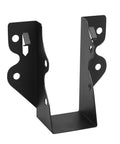 24 Pcs 2x4 Joist Hangers Set Q235B Steel Black Powder Coated Face Mount Hurricane Ties for Rafters and Ceiling Joists