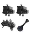 Subaru Legacy 2000-2004 Engine Transmission Mount Beefed-Up Heavy Duty Rubber Mount For Smooth Shifts And Vibration Dampening Easy Install Reliable Fit And Long Lasting Performance, black rubber mount set