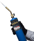 UL2317 Brass Pencil Torch Heads 2 Pack For Small Soldering And Heat Tasks Basic Use Propane Torch Head in gloved hand