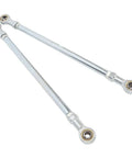 One Pair 295mm 8mm Steering Tie Rod Kit for Go Kart and ATV Racing Carts Beefy Racer Grade Heavy Duty Steel Alloy