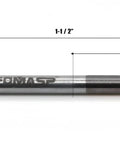 Carbide Square End Mill 4 Flute Diameter One Sixteenth Inch, Cutting Length Three Sixteenth Inch, Shank One Eighth Inch