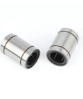 25mm Linear Ball Bearing Long Type for 3D Printers and CNC Parts High Precision Smooth Linear Motion Bearing Steel Durability Dope for DIY Projects Pro Builds and Creative Maker Setups, pair of bearings