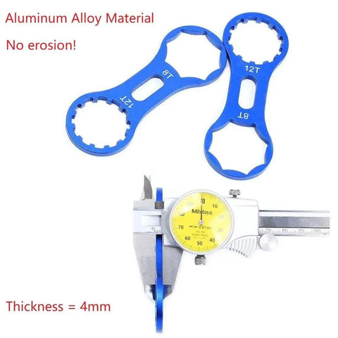 Cap Removal And Installation Wrench Spanner Tool For Suntour Suspension Forks XCM XCR XCT RST Ultra Lightweight Aluminum Alloy Only 8g