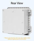 Rear view of Pro Level IP67 Waterproof Electrical Box Built Tough For Hassle Free Install featuring ABS enclosure.
