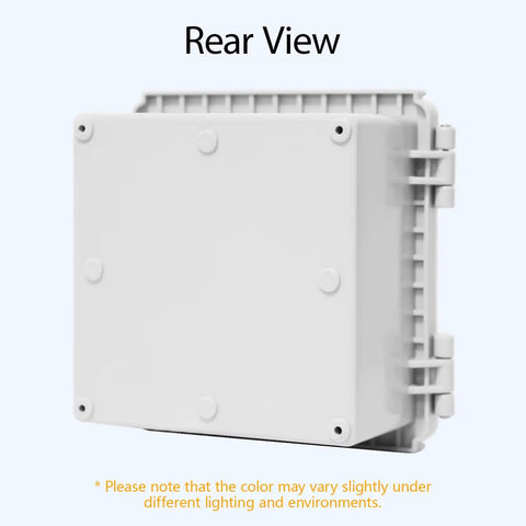 Rear view of Pro Level IP67 Waterproof Electrical Box Built Tough For Hassle Free Install featuring ABS enclosure.