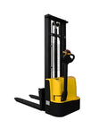 Heavy Duty Electric Forklift Pallet Lifter 1 Ton Capacity 3.5 Meter Lift Height, semi stacker designed for tough warehouse environments.
