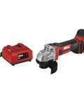 Cordless 20V Go To Four And A Half Inch Angle Grinder With PWRCore 20 Battery And Charger Includes 2.0Ah Battery Cuts Tile Grinds Metal Sands Polishes And Sharpens For DIY Home Projects shown with charger