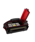 High Capacity Dust Bin Compatible With Irobot Roomba 800 And 900 Series Robot Vacuum Cleaner Replacement Canister opened view showing filter holder.