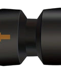 Get This Awesome 32 Piece Pneumatic Fittings Kit With Push To Connect Air Hose Connectors For Quick And Easy Setup On Your Precision Automation Gear Including Straight Elbow Tee Y Splitter Types Perfect For 4 6 8 And 10mm Tubing Hoses. Black push to connect pneumatic fitting, close-up side view