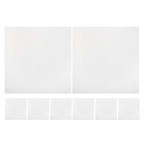 Eight Pack Silicone Dehydrator Mats Nonstick Reusable Food Sheets For Fruit Drying And Jerky Making Compatible With Most Dehydrator Machines Easy To Peel And Clean For Home Cooks, arranged on a white background.