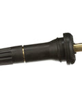 TPMS valve stem for Subaru Forester, black rubber with brass insert, automotive part