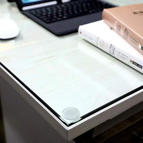 Anti Slip Silicone Table Bumpers 20 Pack For Glass Tables, 0.79 Inch Diameter, non-adhesive pad on glass table corner