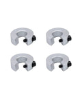 Four Pack SBR16 16mm Linear Rail Stop Collars Set Aluminum Alloy Shaft Lock Rings with M4 Set Screws for CNC Tools