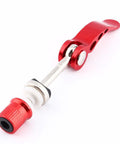 Red Bike Seatpost Quick Release Clamp And Skewer Fastener Replacement For Tool Free Height Adjustment In Cycling