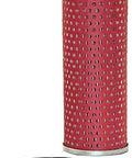 Vehicle Specific Lube Filter Cartridge 51145 Metal Free with visible gasket and red perforated tube on white background.