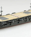 Japanese Navy Aircraft Carrier Soryu 1 To 700 Scale Model Kit with slide molded parts and twin machine guns, top view