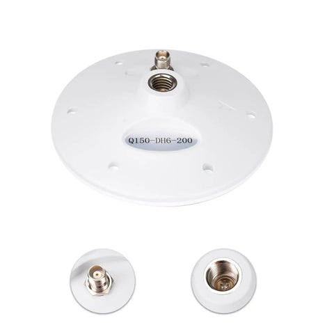 Top view of Four System GNSS Antenna with Magnetic Base and TNC Male Connector for Rock Solid Positioning in Vehicles Boats Drones