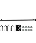 Heavy Duty Trailer Axle U Kit For 3500lbs Load, 5x4.5 Bolt Pattern, 95 Hub Face, 80 Spring Center showing axle, U-bolts, and nuts