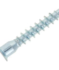 7x40mm Furniture Confirmat Screws Self Drilling Carbon Steel Zinc Plated Inner Hex Socket Hex Head Durable Silver Tone