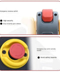Emergency reverse switch and stop button for Heavy Duty Electric Pallet Jack For No Sweat Indoor Hauling 3300 Lb Warehouse Workhorse.